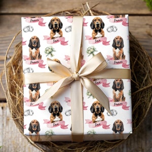 Bloodhound Carta da regalo per matrimonio Carta da regalo Fidanzamento Amore per sempre Cane