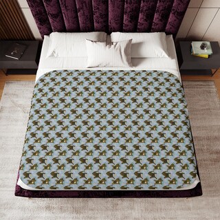 Coperta In Microfibra Con Stampa Bulldog Francese - Super Morbida E Calda - Per Divano, Letto E Ufficio - Taglie Disponibili Dalla XS Alla 3XL