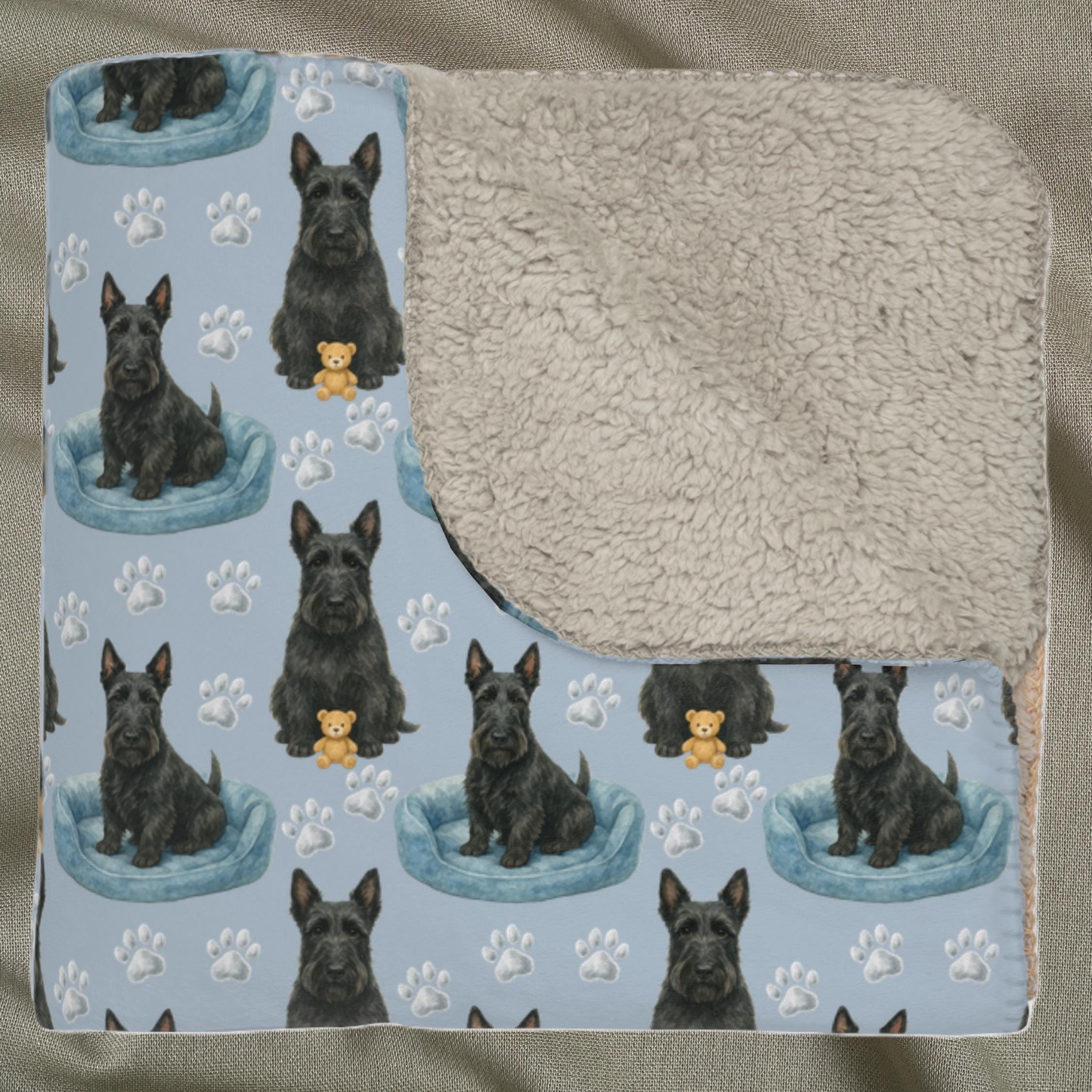 アンティーク　犬　Farnell ファーネル社 リトル　スコティッシュテリア スコティッシュテリア【Scottish Terrier】 | 日本ペットシッターサービス