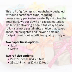 Great Pyrenees Birthday Wrapping Paper Roll, Pyr Dog Gift Wrap, Neutral Off-White Background image 12