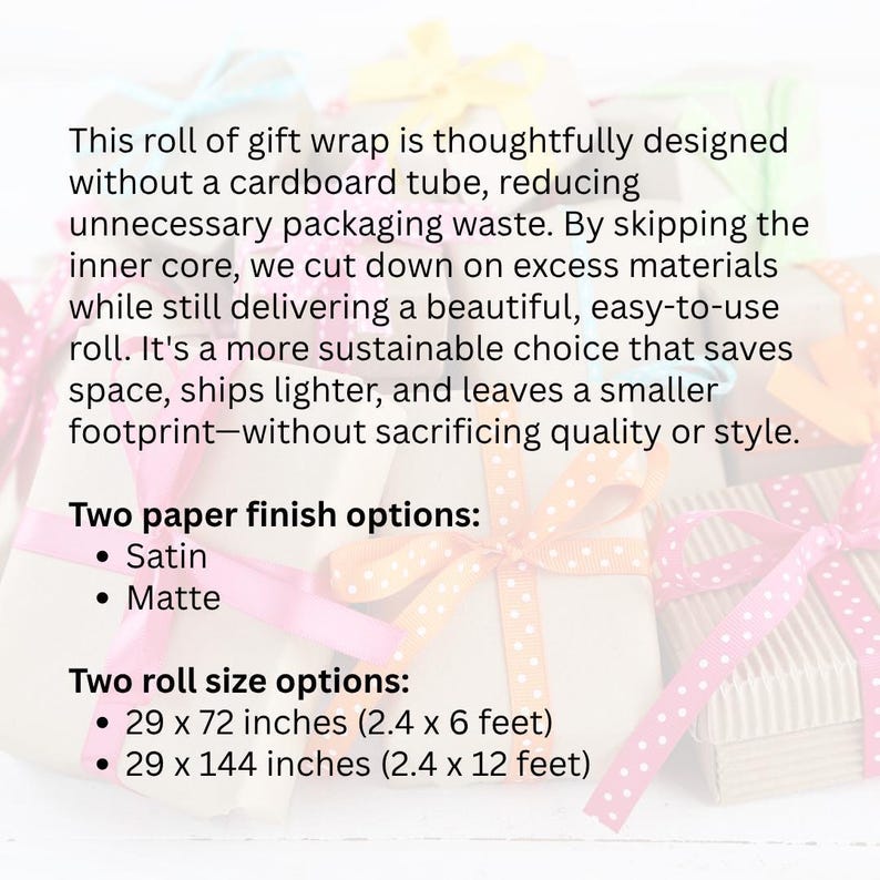 Great Pyrenees Birthday Wrapping Paper Roll, Pyr Dog Gift Wrap, Neutral Off-White Background image 12