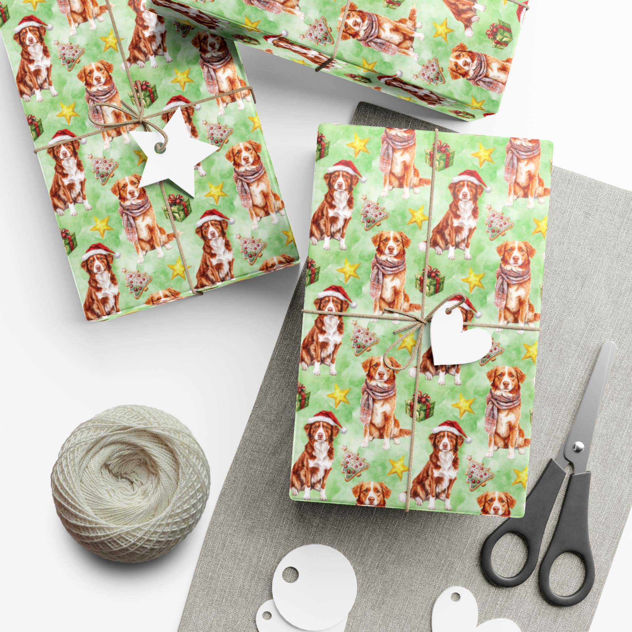 RUSPEPA Rouleau De Papier D'Emballage Cadeau - Mini rouleau - 3 Motifs Floraux Roses Différents