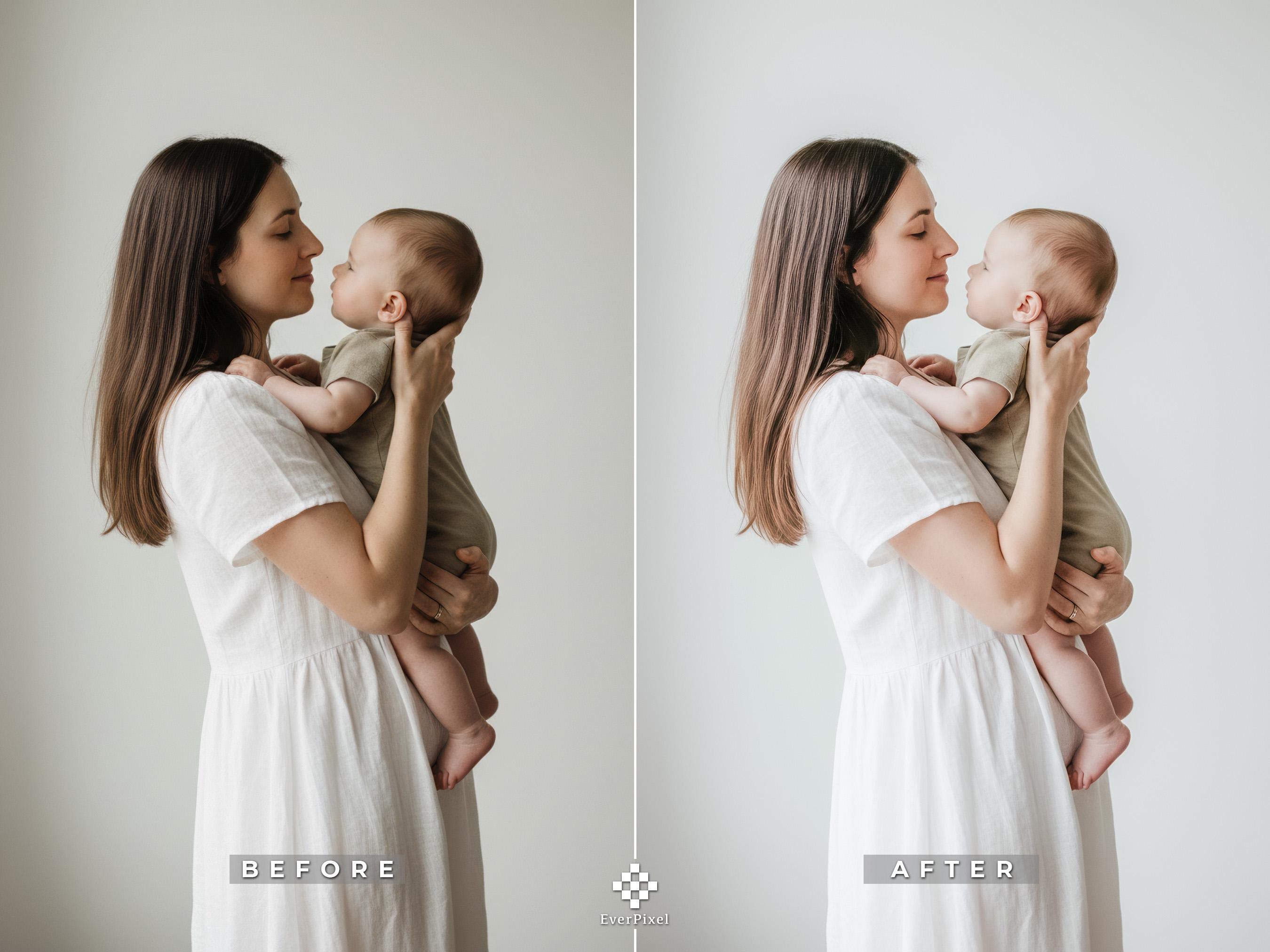 Clean & Fresh Baby Lightroom Presets : 45 Airy Bright Filters for ...