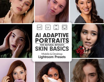 AI Skin Smoothing Lightroom Presets: Portrait Retouching (Desktop & Mobile)