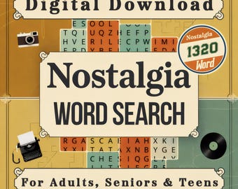 ノスタルジアワードサーチパズル：ヴィンテージ脳トレ（デジタルダウンロード）