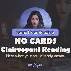 No Cards Psychic Reading – SAME HOUR Telepathic Insight, Pure Energy Download & Soul Truth from Clairvoyant Spirit Connection