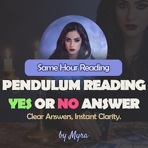 SAME HOUR - Pendulum Reading: Accurate Yes or No Answer Prediction – Quick, Insightful, and Reliable Guidance