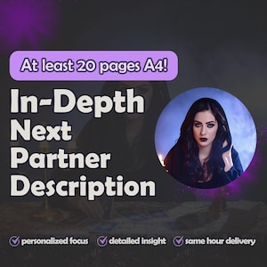 Who is Your Future Spouse? 20-Page In-Depth Psychic Reading | Love - Future Partner Prediction | When & How You&#39;ll Meet Your Husband/Wife