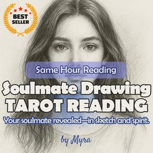 SAME HOUR – Soulmate Drawing + Tarot Reading – Discover Your Future Spouse with Fast Psychic Insight and a Personalized Sketch