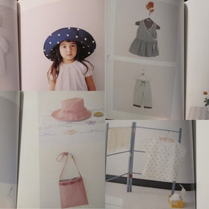 Japanese sewing pattern book HANDMADE GIRLS CLOTHES Yoshiko Tsukiori 2005