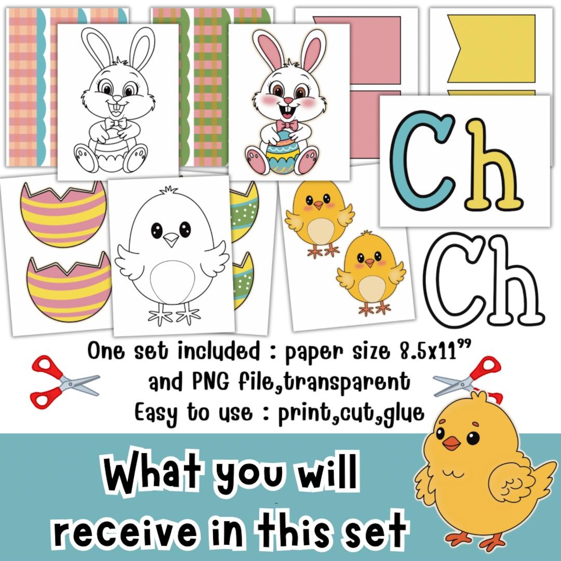 Spring Bulletin Board,easter Classroom Decor,chick and Bunny Bulletin ...