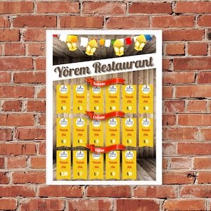 Restaurant Menu