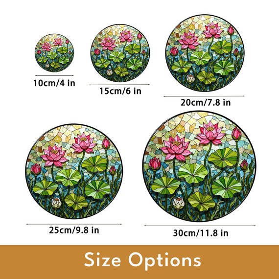 Generic Fiore di loto arte da parete acchiappasole ornamento