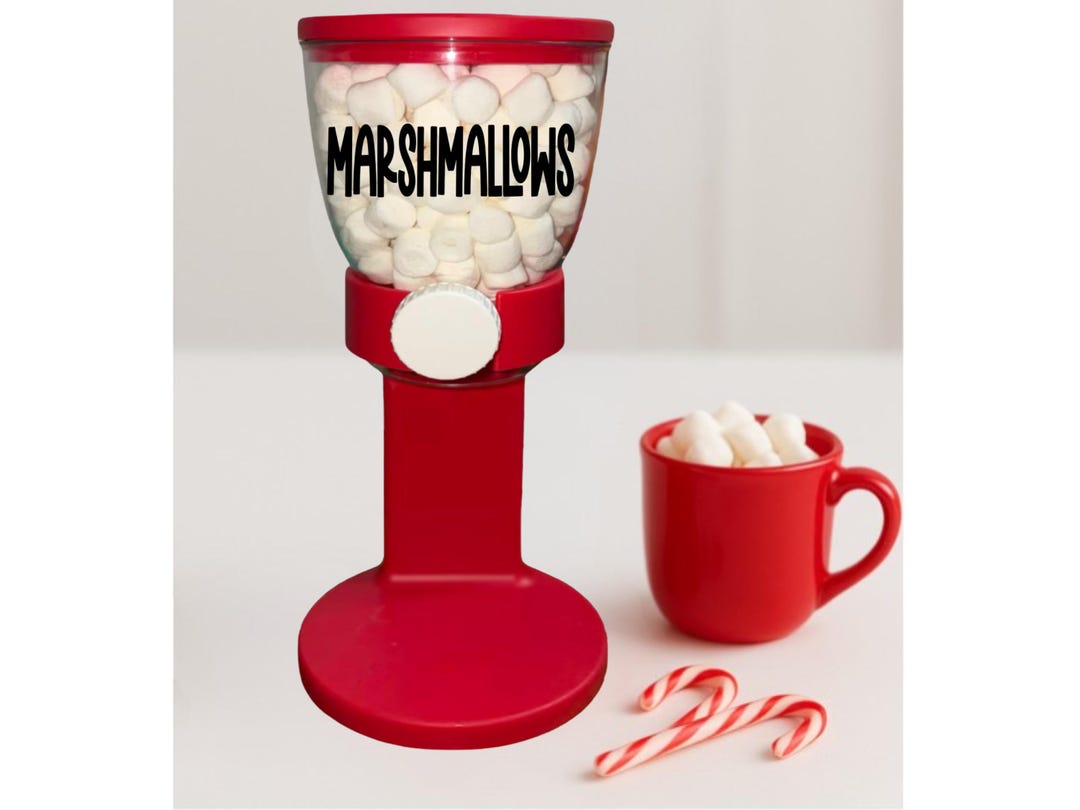Personalized Marshmallow Dispenser • Hot Cocoa Bar Decor - Etsy