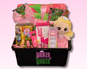 Wicked Gift Basket – Glinda or Elphaba Edition – Official Licensed Merchandise