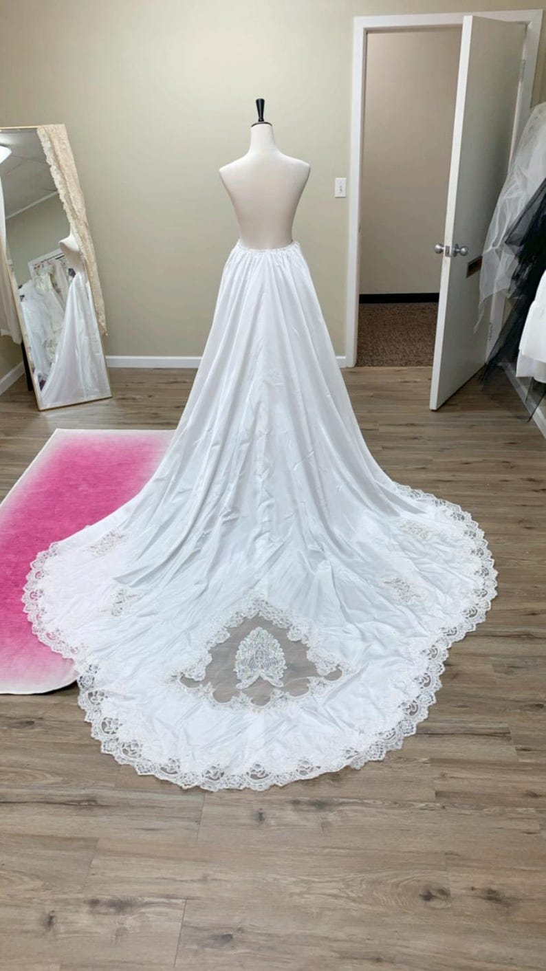 Vintage Wedding Dress Overskirt - Etsy
