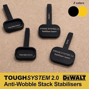 Wkładki stabilizujące antywibracyjne do szuflad do przechowywania narzędzi Dewalt Toughsystem 2.0