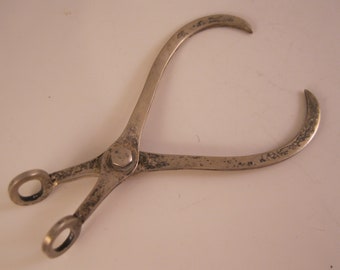 Antique Vintage GEORGE K. WEBSTER Sterling Silver Miniature Sugar Tongs Ice Tongs Antique Tongs Vintage Tongs Gifts for Brides Gifts for Mom