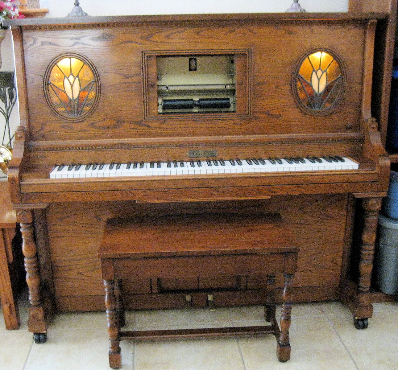 Schafer and 2024 sons piano upright