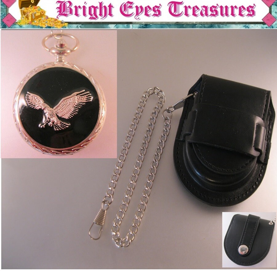 Benrus pocket store watch eagle