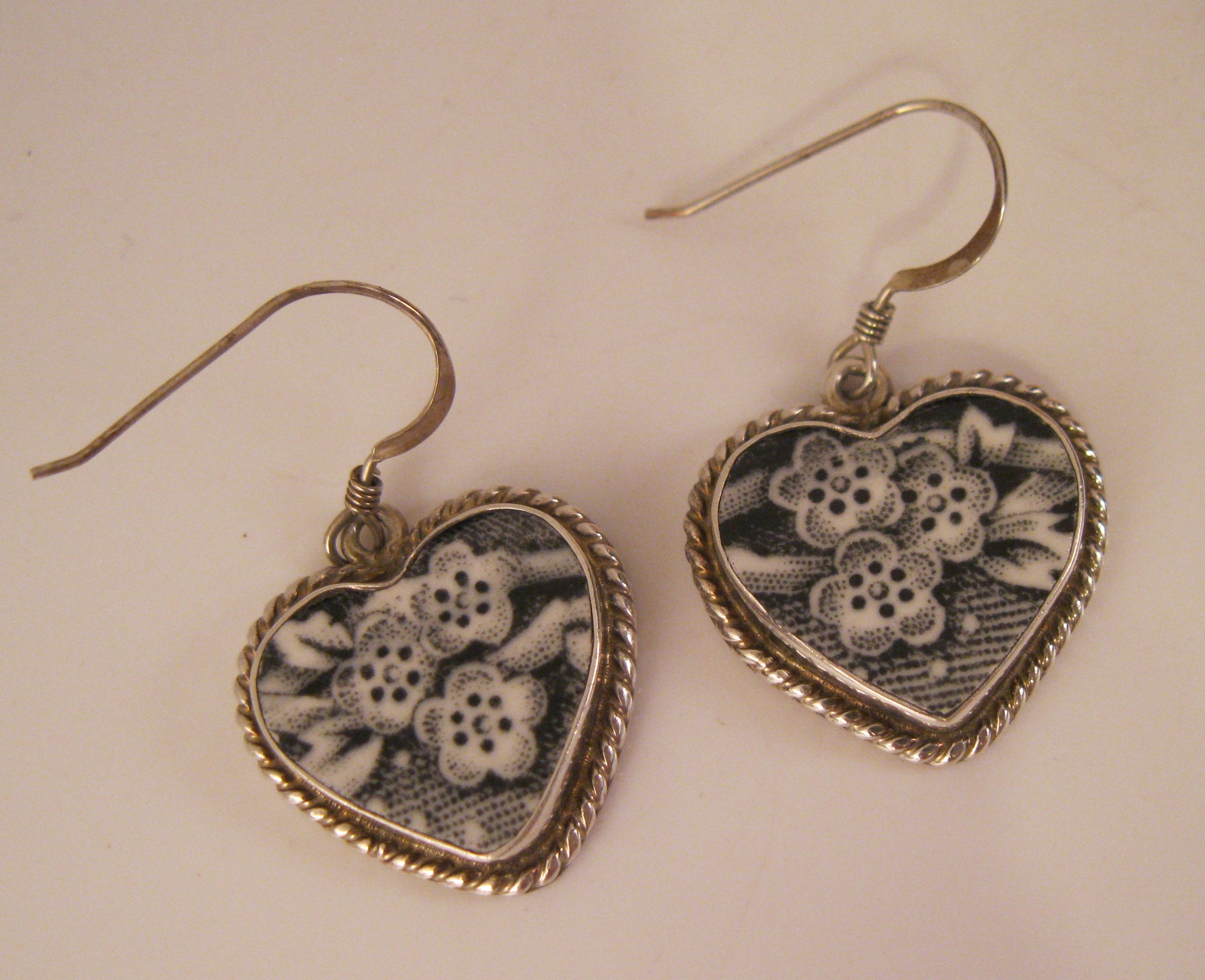 Vintage JSVR Jacqueline Smiley 950 Fine Sterling Silver Porcelain