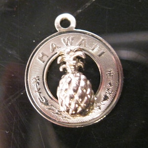 Vintage CREA Pineapple HAWAII Sterling Silver Charm Souvenir Charm Hawaiian Charm Hawaiian Souvenir Hawaii Souvenir Hawaii Collectibles