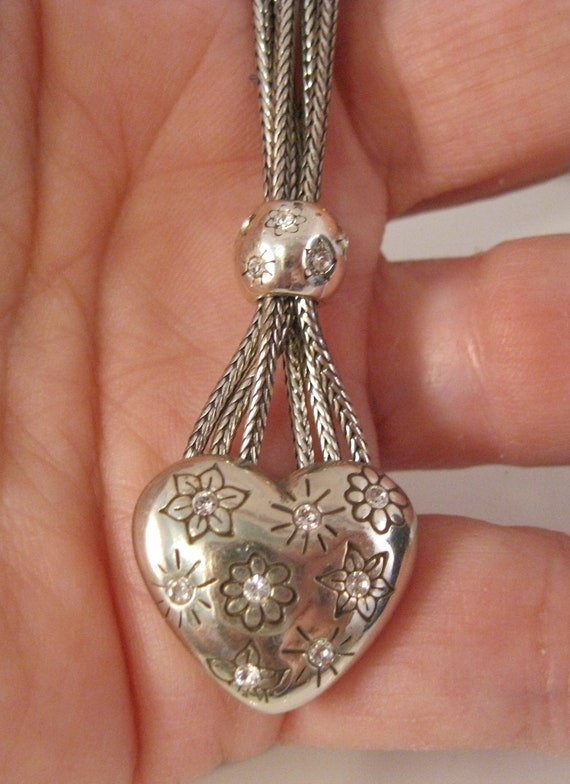 Vintage brighton heart on sale necklace