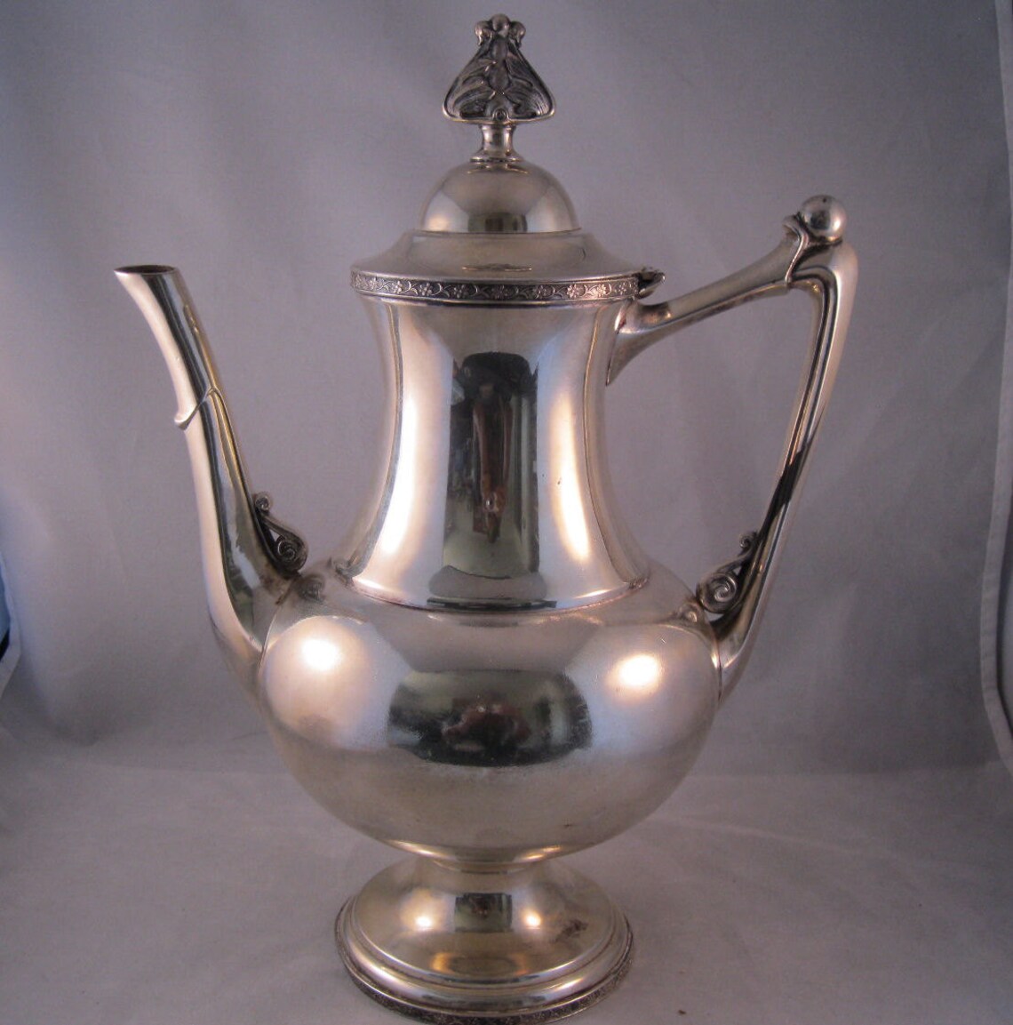 1800s Meriden Quadruple Silver Plate Coffee Tea Pot Victorian Etsy
