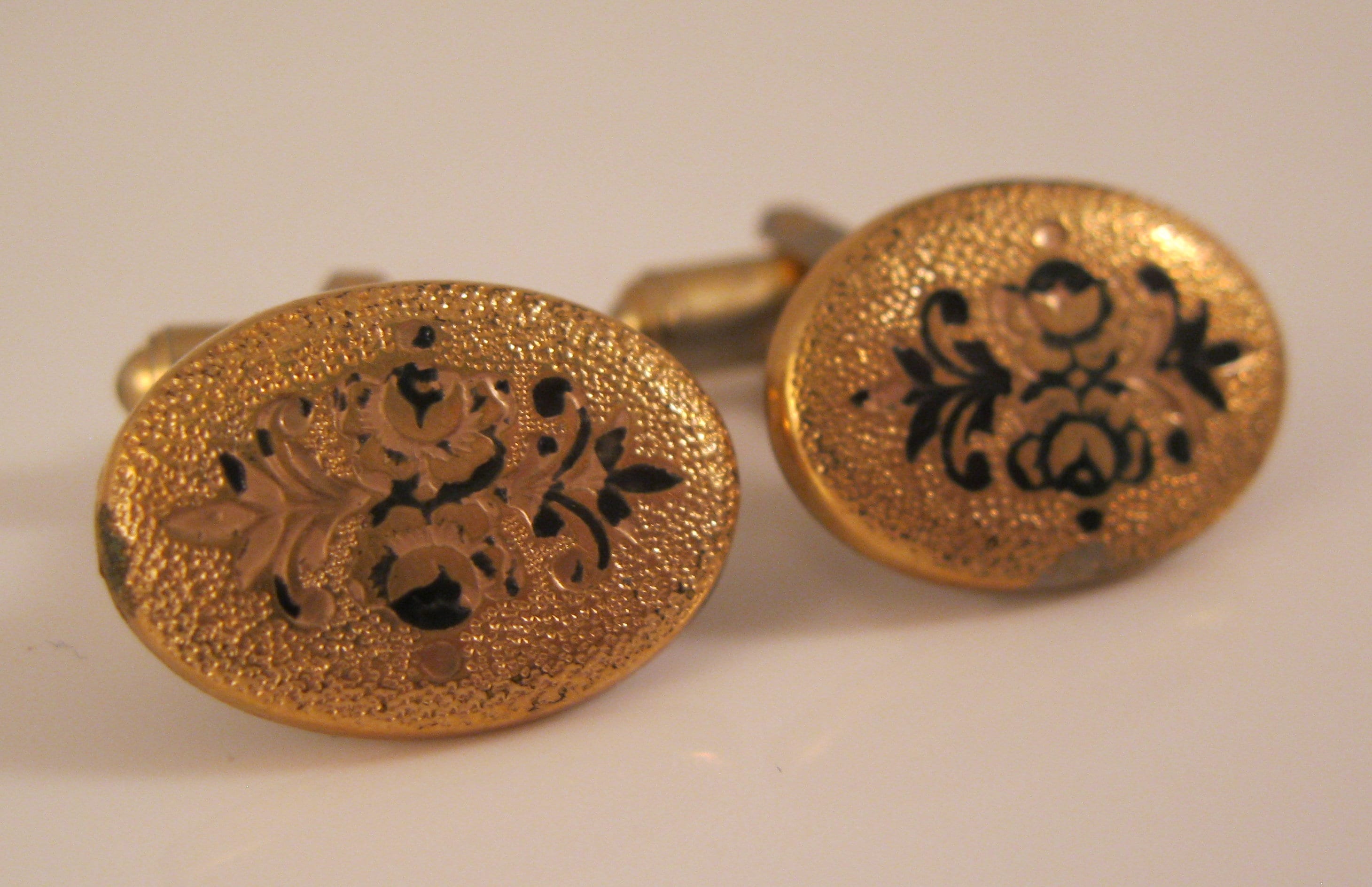 Antique Victorian Taille d'Epargne Gold Filled Cuff Links Antique Cuff Links Antique Cufflinks Gifts for Him Gifts for Dad Gifts for Her