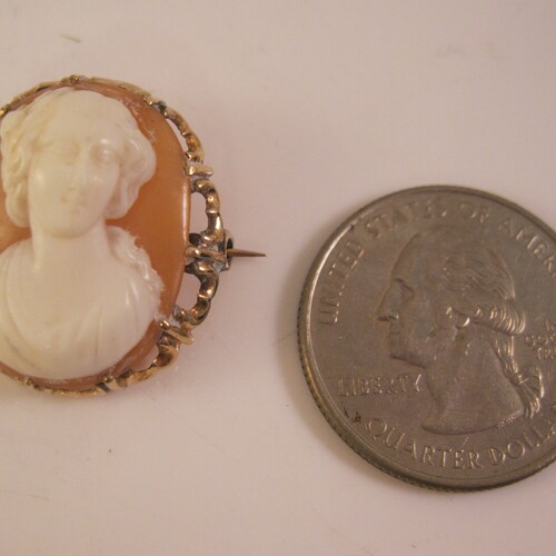 Shops Antique Victorian 14K YG Cameo Brooch Hand Carved Shell Antique Brooch Antique Pin Victorian Brooch Victorian Jewelry Antique Jewelry