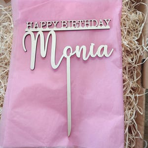 Cake Topper Legno