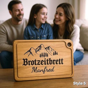 Acacia wood cutting board | Snack board, breakfast board, personalized, wooden board, gifts for men and women - barbecue Christmas