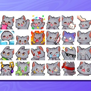 Custom Twitch emotes and sub badges featuring chibi-style designs for streamers. Includes unique and expressive any characters and animals. Perfect for Twitch, Discord, and YouTube. High-quality, hand-drawn artwork optimized for 8 sizes.