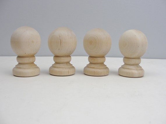 Wooden Finial Set of 4 -  Denmark