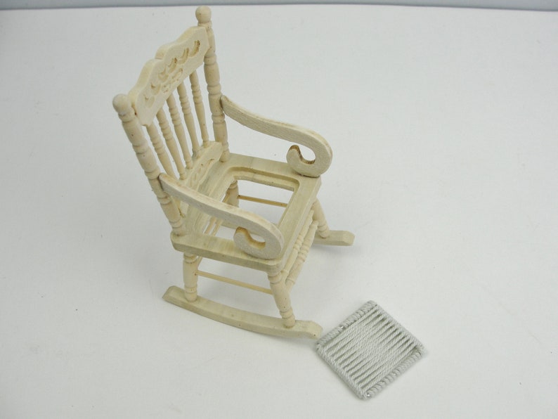 Dollhouse Rocking Chair DIY Ready to Finish Etsy