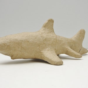 Small paper mache shark