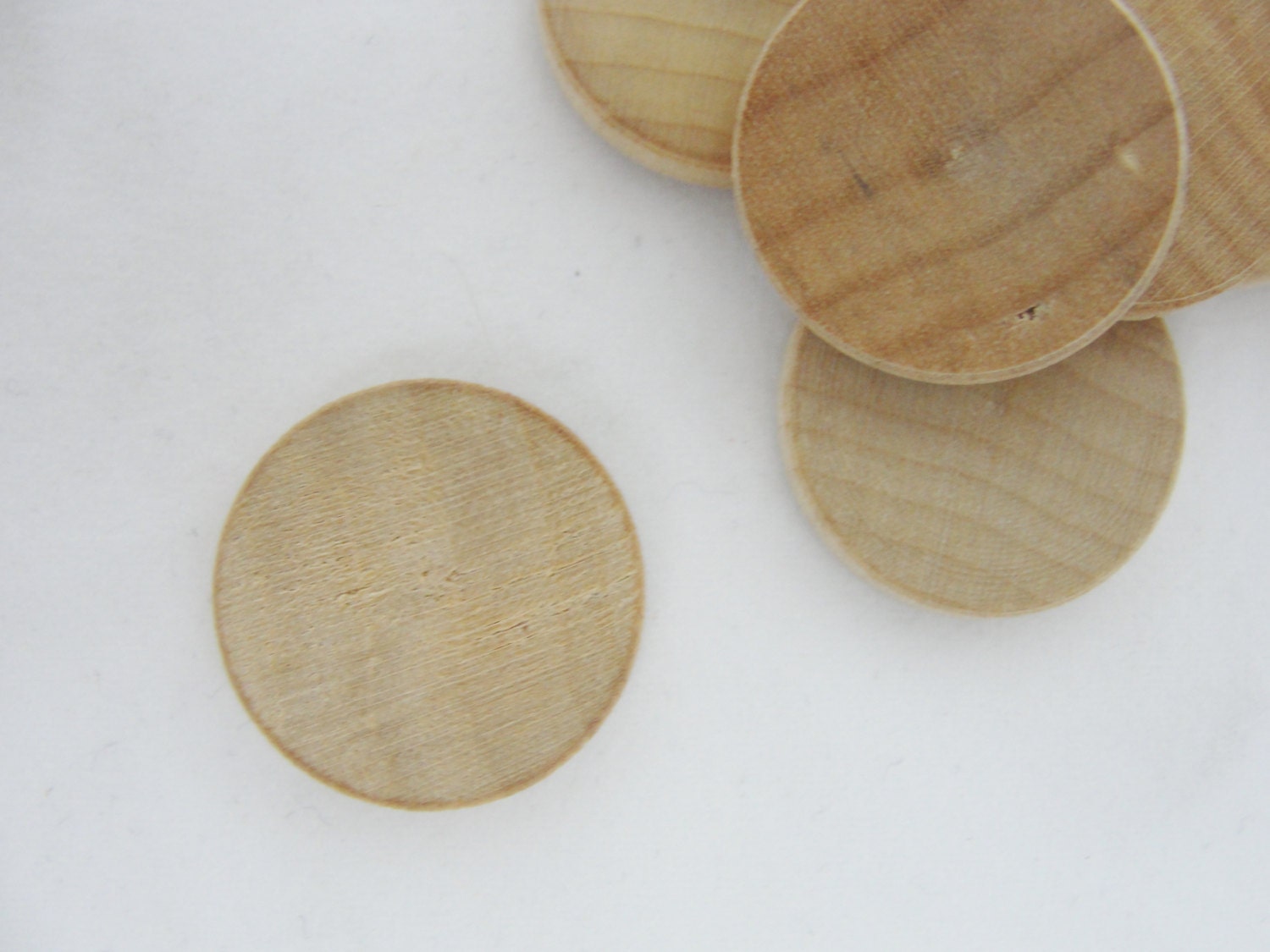  Jetec 12 Inch Round Wooden Discs DIY Wood Circles for