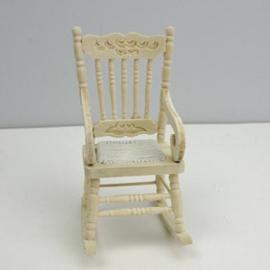 Unfinished oak rocking on sale chair