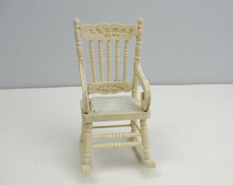 Dollhouse rocking chair DIY ready to finish