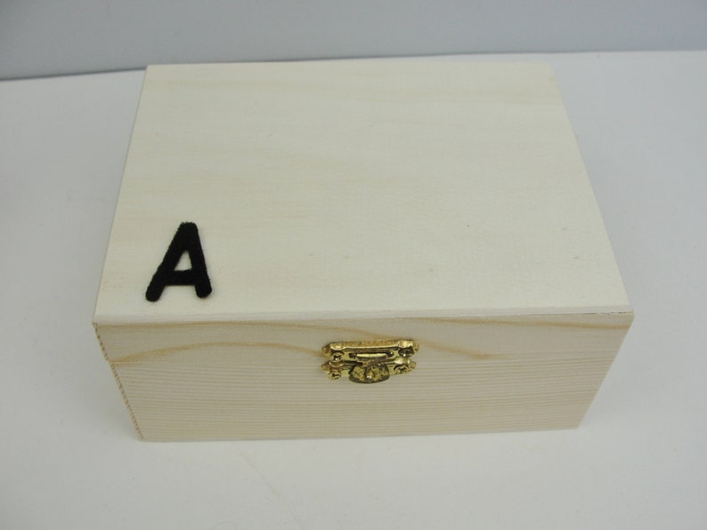 Wooden Treasure Box Choose Your Shape Etsy