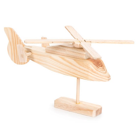 Rescue Helicopter Wood Model Kit Etsy Canada