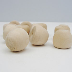 Wooden mini apples or cherries set of 12 choose red or unfinished