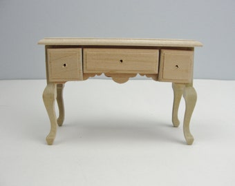 Dollhouse furniture 3 drawer table