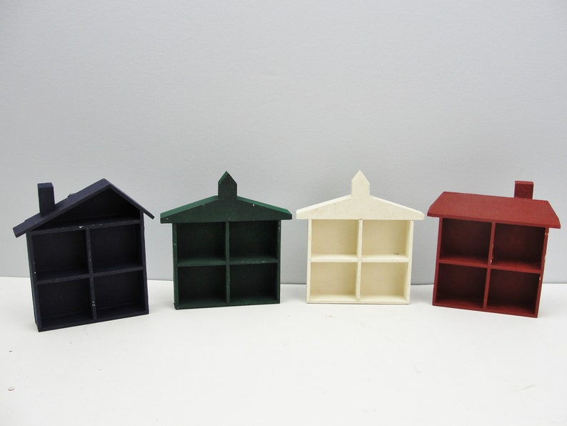 Miniature House Shaped Shadow Box