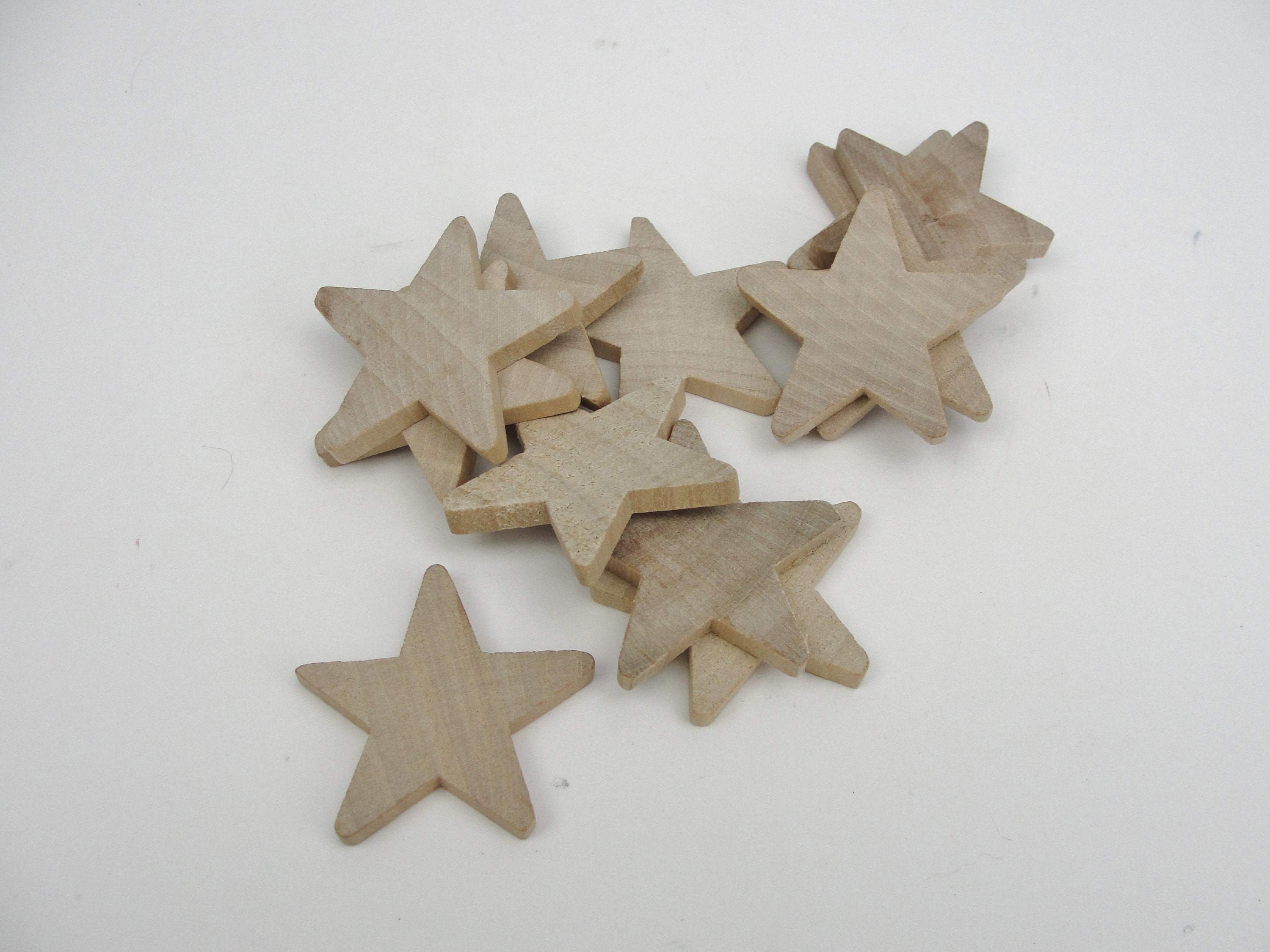 Miniature Wood Letters and Numbers 49 Laser Cut 1/2 Inch Pieces 