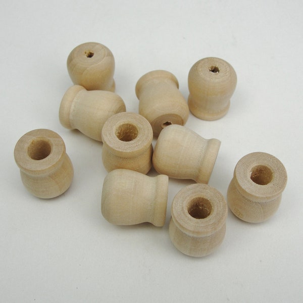 5/8" Wooden candle cup set of 10