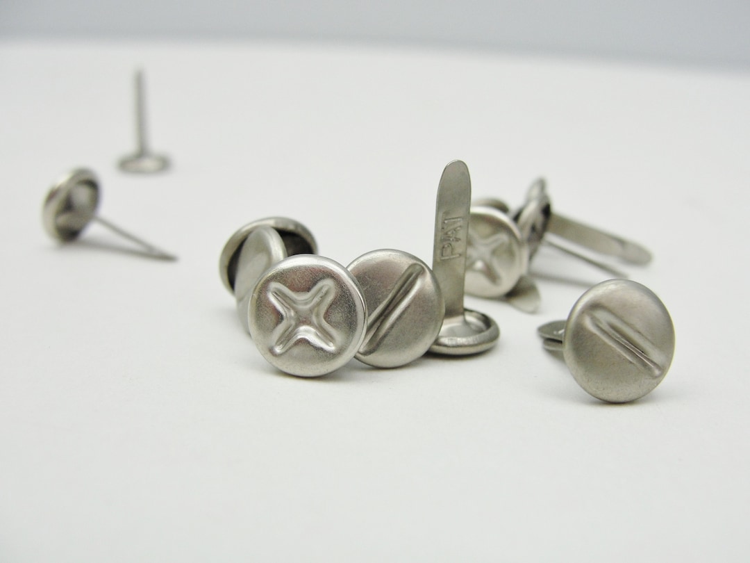 Brads Screw Head Package of 25 Etsy