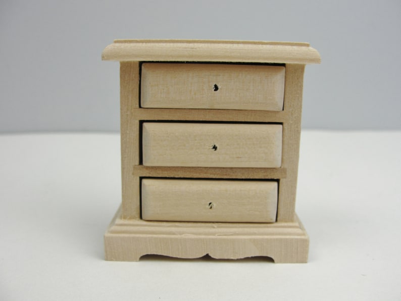 Dollhouse Furniture Bedside Nightstand or Side Table Etsy