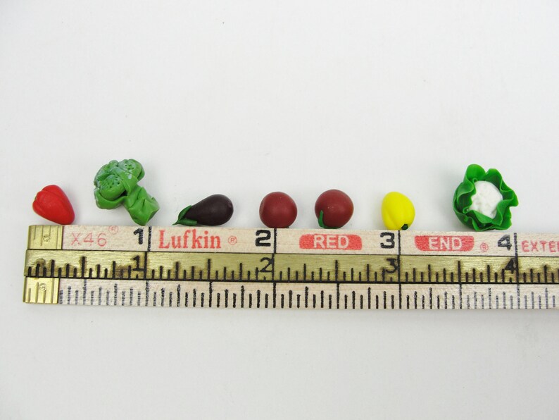 Dollhouse Miniature Fruit or Vegetables You Choose Etsy