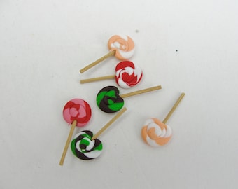 Tiny lollipops, dollhouse lollipop